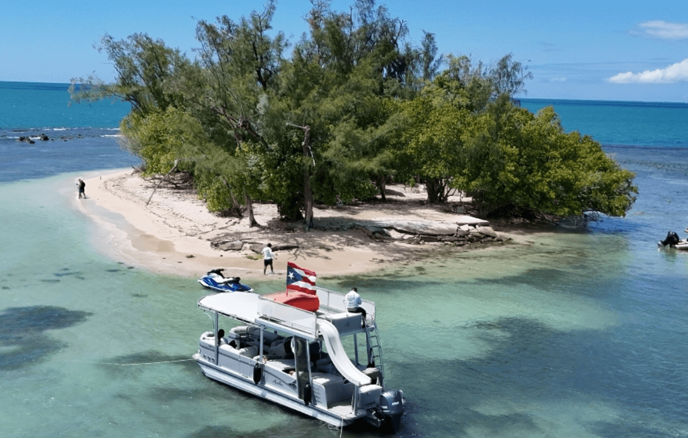 Snorkel, Beach & Island Adventure | Private Cabo Rojo Boat Tour with Waterslide